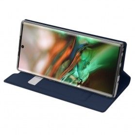Husa Flip Tip Carte DuxDucis Skin Pro pentru Samsung Note 10+ Plus, Midnight Blue DuxDucis - 6