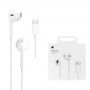 Casti Apple - Original Wired Earphones A3046 (MTJY3ZM/A) - Type-C with MicrophoneÂ -Â Alb (Blister Packing)