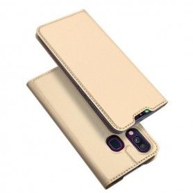 Husa Flip Tip Carte DuxDucis Skin Pro pentru Samsung A40, Aurie DuxDucis - 2