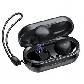 Casti Wireless  Ugreen - HiTune T2 TWS Earbuds (80653) with Ipx 5 Waterproof, cu Bluetooth 5.0 & Noise Canceling - Negru