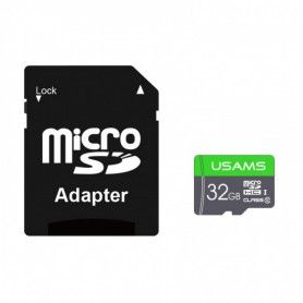 Card de Memorie TF 8GB + Adaptor - Usams High Speed (US-ZB116) - Negru