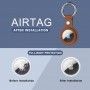 Husa pentru AirTag (set 2) - Techsuit Secure Leather Holder (SLH1) - Multicolor