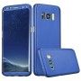 Husa 360 Protectie Totala Fata Spate pentru Samsung Galaxy S8, Dark Blue