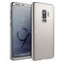 Husa 360 Protectie Totala Fata Spate pentru Samsung Galaxy S9, Argintie