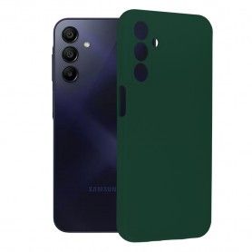 Husa pentru Samsung Galaxy A15 4G / A15 5G - Techsuit Soft Edge Silicone - Verde inchisa