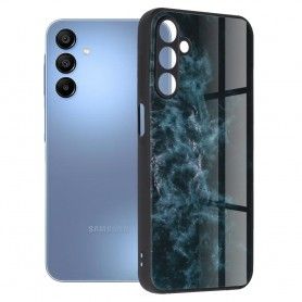 Husa pentru Samsung Galaxy A15 4G / A15 5G - Techsuit Glaze Series - Albastra Nebula