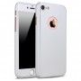 Husa 360 Protectie Totala Fata Spate pentru iPhone 5 / 5S / SE , Argintie
