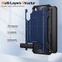 Husa pentru Samsung Galaxy S23 FE - Techsuit Hybrid Armor Kickstand - Albastra