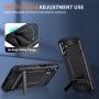 Husa pentru Samsung Galaxy S23 FE - Techsuit Hybrid Armor Kickstand - Neagra