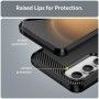 Husa pentru Samsung Galaxy S23 FE - Techsuit Carbon Silicone - Neagra