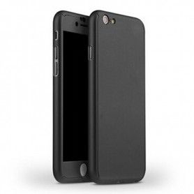 Husa 360 Protectie Totala Fata Spate pentru iPhone 7 Plus , Neagra  - 1