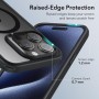 Husa pentru iPhone 15 Pro Max - ESR Classic Hybrid HaloLock - Clear Neagra