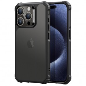 Husa pentru iPhone 15 Pro Max - ShellBox Waterproof IP68 MagSafe Case - Neagra