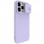 Husa pentru iPhone 15 Pro Max - Nillkin CamShield Silky MagSafe Silicone - Misty Mov