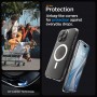 Husa pentru iPhone 15 Pro Max - Spigen Ultra Hybrid MagSafe - Frost Clear