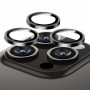 Folie Camera pentru iPhone 15 Pro / 15 Pro Max - ESR Armorite Camera Lens Protectors - Negru
