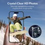 Folie Camera pentru iPhone 15 Pro / 15 Pro Max - ESR Lens Protector Tempered Glass - Albastru