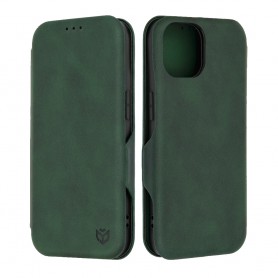 Husa pentru iPhone 15 Techsuit Safe Wallet Plus, Verde