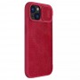 Husa pentru iPhone 15 - Nillkin QIN Leather Case - Rosie