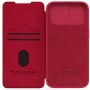 Husa pentru iPhone 15 - Nillkin QIN Leather Case - Rosie