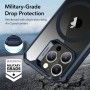 Husa pentru iPhone 15 Pro - ESR Air Armor HaloLock - Clear Albastra inchisa