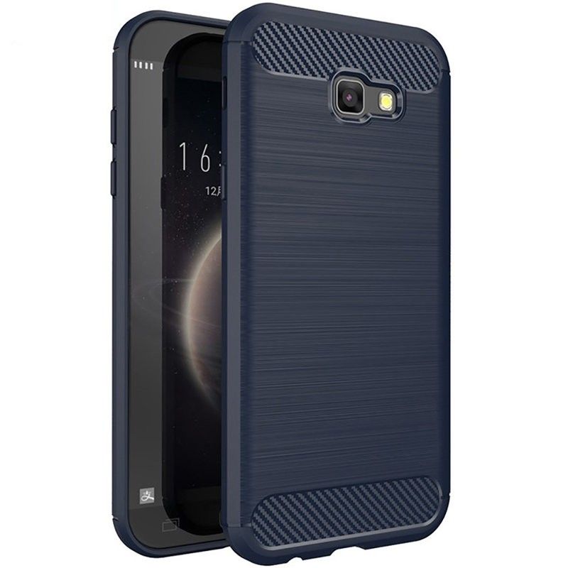 Husa Tpu Carbon pentru Samsung Galaxy A5 (2017) - A520 , Midnight Blue  - 1
