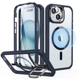 Husa pentru iPhone 15 Plus - Nillkin Nature TPU MagSafe Case - Albastra