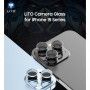 Folie pentru iPhone 15 / 15 Plus - Lito S+ Camera Glass Protector - Negru