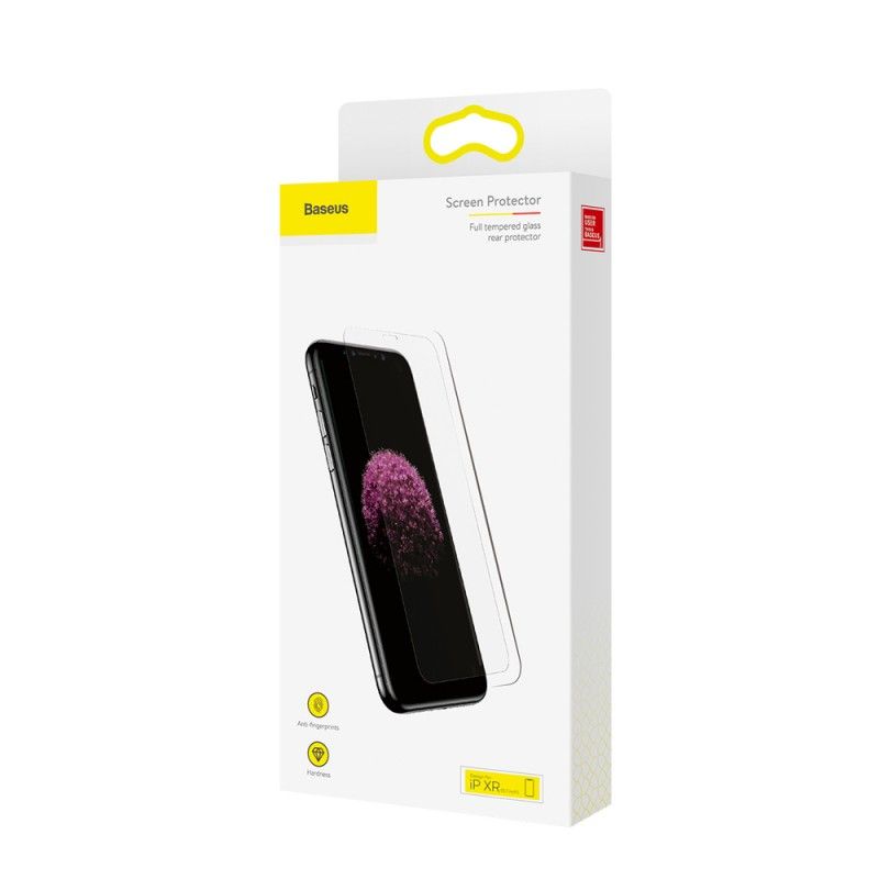 Folie de protectie ecran Baseus pentru iPhone 11 / iPhone XR , Sticla Securizata 0.3mm, Acoperire Completa, Transparenta - 2