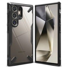 Husa pentru Samsung Galaxy S24 Ultra - Ringke Fusion X - Neagra