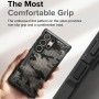Husa pentru Samsung Galaxy S24 Ultra - Ringke Fusion X Design - Camo Neagra