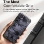 Husa pentru Samsung Galaxy S24 Plus - Ringke Fusion X Design - Camo Neagra
