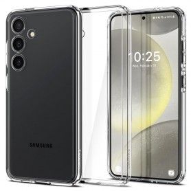 Huse pentru Samsung Galaxy S24 - Spigen Liquid Crystal Glitter - Crystal Quartz