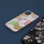 Husa Carcasa Spate pentru iPhone 11 - Marble Design, Hexagoane Violet