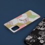 Husa Carcasa Spate pentru Samsung Galaxy A51 - Marble Design, Hexagoane Violet