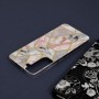 Husa Carcasa Spate pentru Samsung Galaxy S22 Plus - Marble Design, Hexagoane Roz
