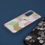 Husa Carcasa Spate pentru Xiaomi Redmi Note 11 / Note 11S - Marble Design, Hexagoane Violet
