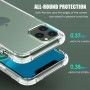 Husa pentru iPhone 15 Pro - Techsuit Shockproof Clear Silicone - Clear