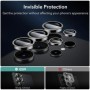 Folie Camera pentru Samsung Galaxy S24 Ultra - ESR Lens Protector Tempered Glass - Negru