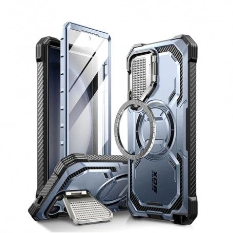 Husa pentru Samsung Galaxy S24 Ultra + Folie - I-Blason Armorbox MagSafe - Tilt