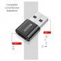 Adaptor OTG USB la Type-C 5Gbps - Yesido (GS09) - Negru