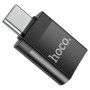Adaptor OTG Type-C la USB-A 2A - Hoco (UA17) - Negru
