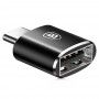 Adaptor OTG USB la Type-C 480Mbps, 2.4A - Baseus (CATOTG-01) - Negru