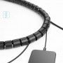 Organizator Cabluri Universal 25mm x 1.5m - Ugreen Protection Tube DIA (30818) - Negru