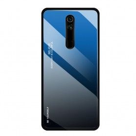 Husa Huawei Mate 20 Lite - Gradient Glass, Albastru cu Negru