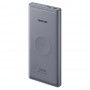 Samsung - Original Power Bank (EB-U3300XJEGEU) - Wireless Charging, 2xType-C, 10000mAh, 25W, 3A - Dark Gray (Blister Packing)