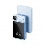 Baterie Externa MagSafe 10000mAh - Techsuit Wireless MagSafe Power Bank (PB-WM1) - Sky Albastra