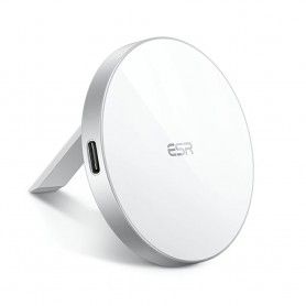 Incarcator Wireless Compatibil MagSafe cu Suport - ESR HaloLock - Alb