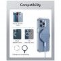 Incarcator Wireless Compatibil MagSafe cu Suport - ESR HaloLock - Sierra Albastru