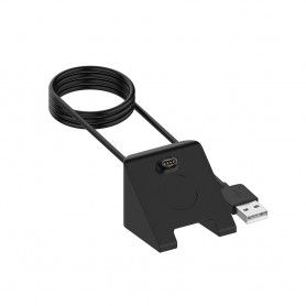 Incarcator pentru Haylou Watch USB, 3.5W - Techsuit (TXC4) - Negru